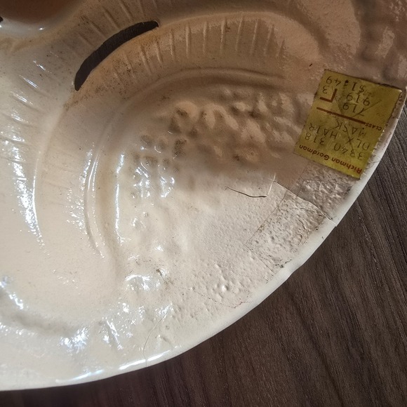 Vintage Ben Cooper Sad Clown Plastic Halloween Mask Black Hair‎ SEE PHOTOS - Picture 8 of 13